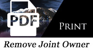 Remove Joint Owner PDF