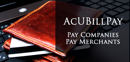 ACU Bill Pay Information